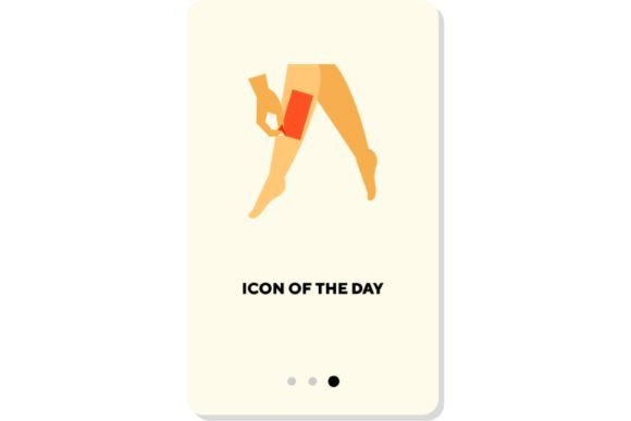 Beauty Procedure Flat Icon: Salon Girl