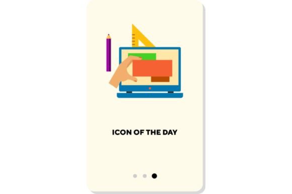 Constructing Building Flat Icon: Blueprint Guide
