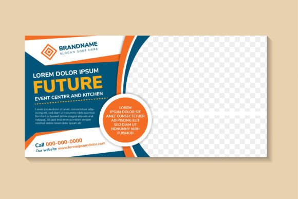 Future Horizontal Banner: A Vector Design Template for Modern Web and Event Headers