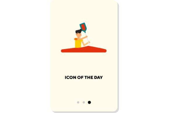 Integrating the Water Sport Flat Icon: Canoe Isolated Sign into Modern Digital Workflows
